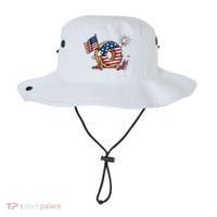 Funny 4th Of July Independence Donut Touch My Freedom Bucket Hat thumb 0