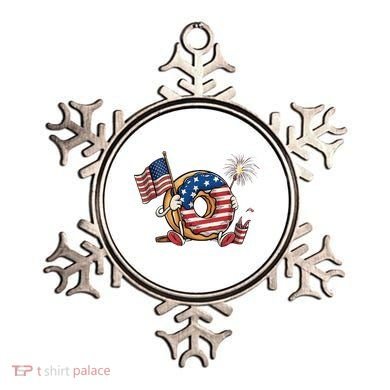 Funny 4th Of July Independence Donut Touch My Freedom Ornament