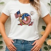 Funny 4th Of July Independence Donut Touch My Freedom Women's T-Shirt thumb 2