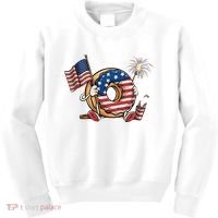 Funny 4th Of July Independence Donut Touch My Freedom Kids Sweatshirt thumb 0