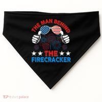 Funny 4th Of July The Behind The Firecracker Patriotic Gift USA-Made Doggie Bandana thumb 0