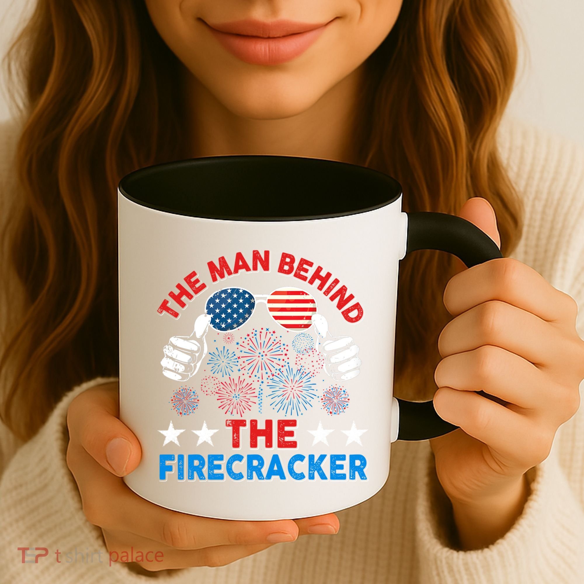 Funny 4th Of July The Behind The Firecracker Patriotic Gift Coffee Mug