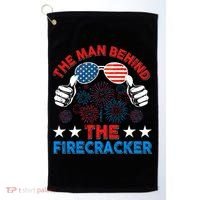 Funny 4th Of July The Behind The Firecracker Patriotic Gift Golf Towel thumb 0