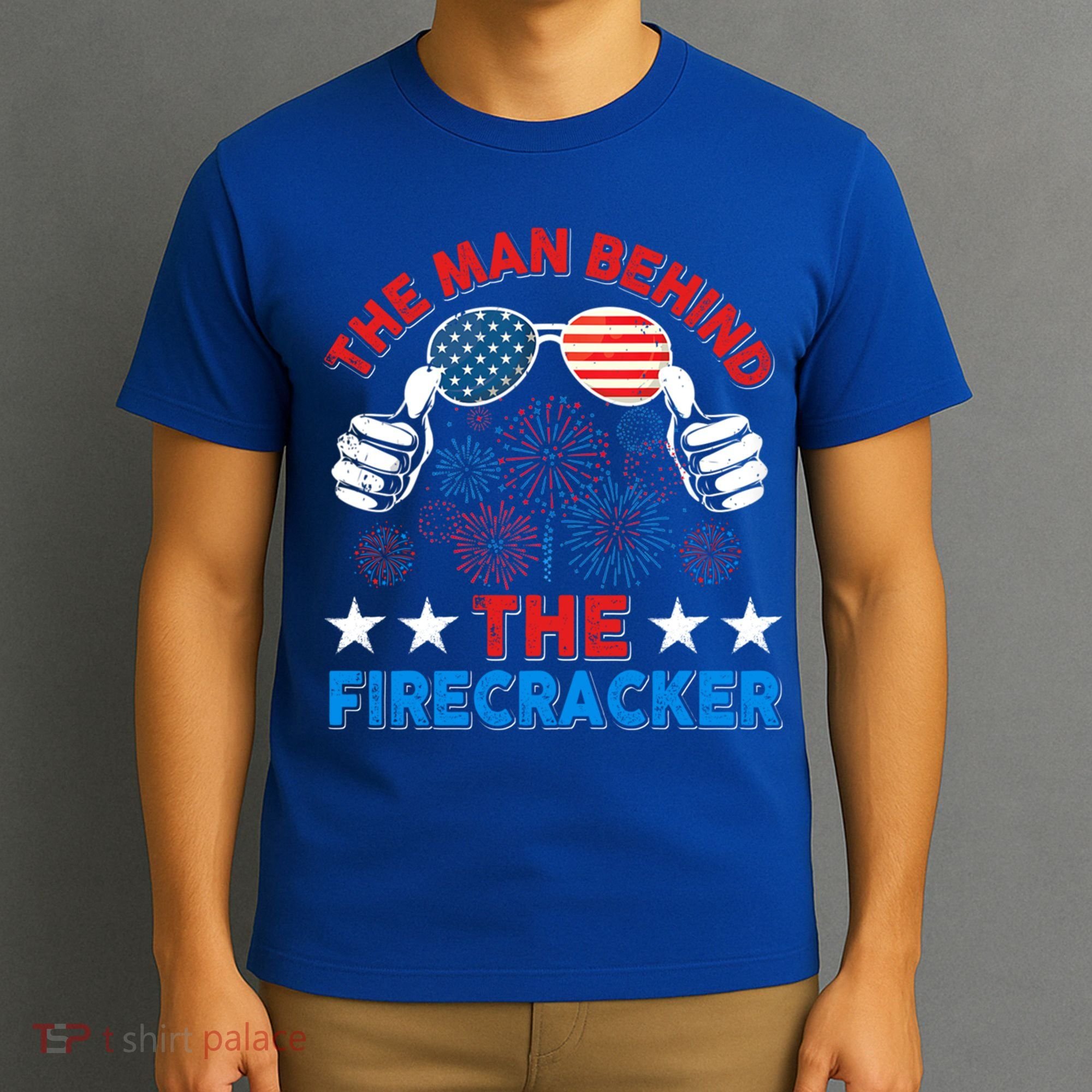 Funny 4th Of July The Behind The Firecracker Patriotic Gift T-Shirt