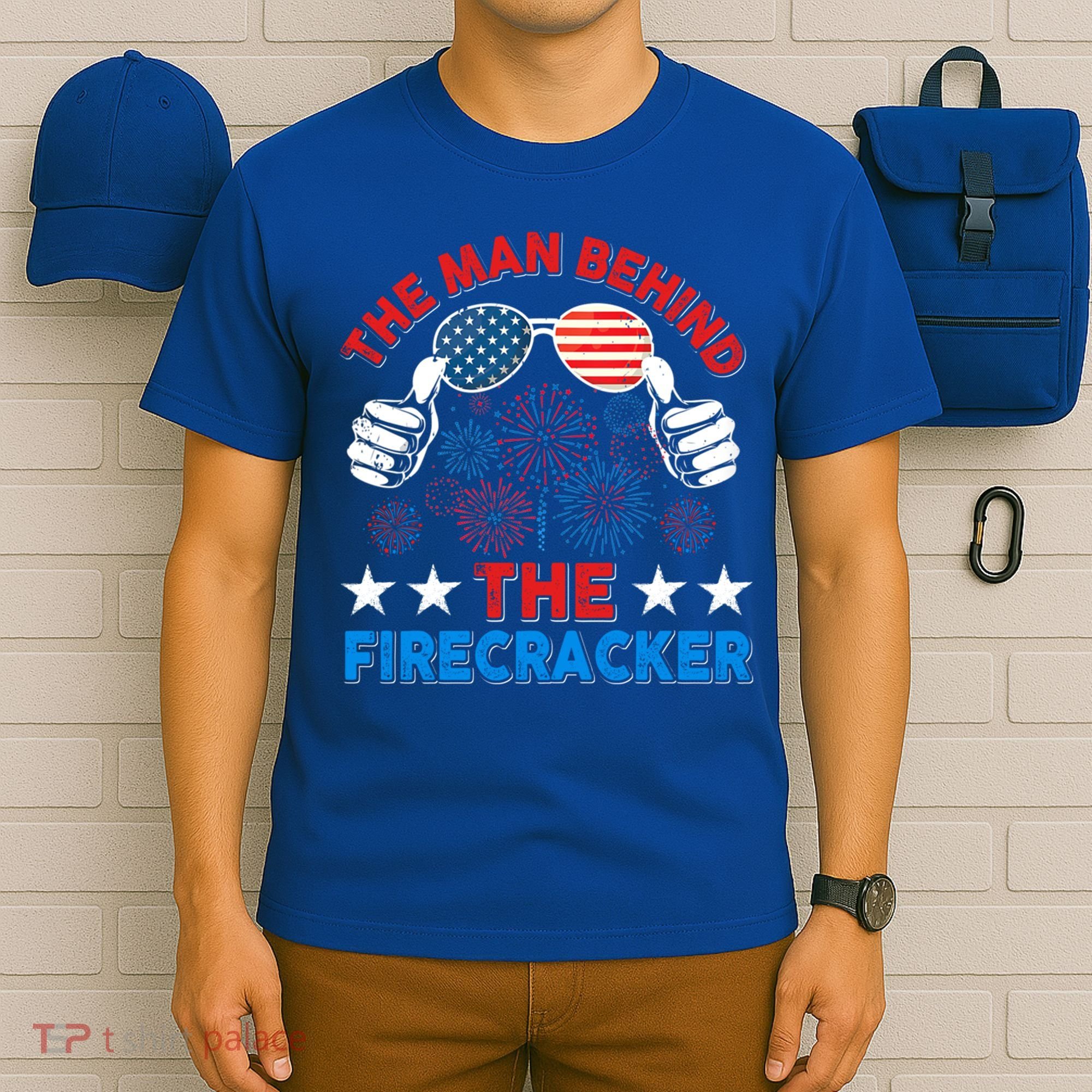 Funny 4th Of July The Behind The Firecracker Patriotic Gift T-Shirt