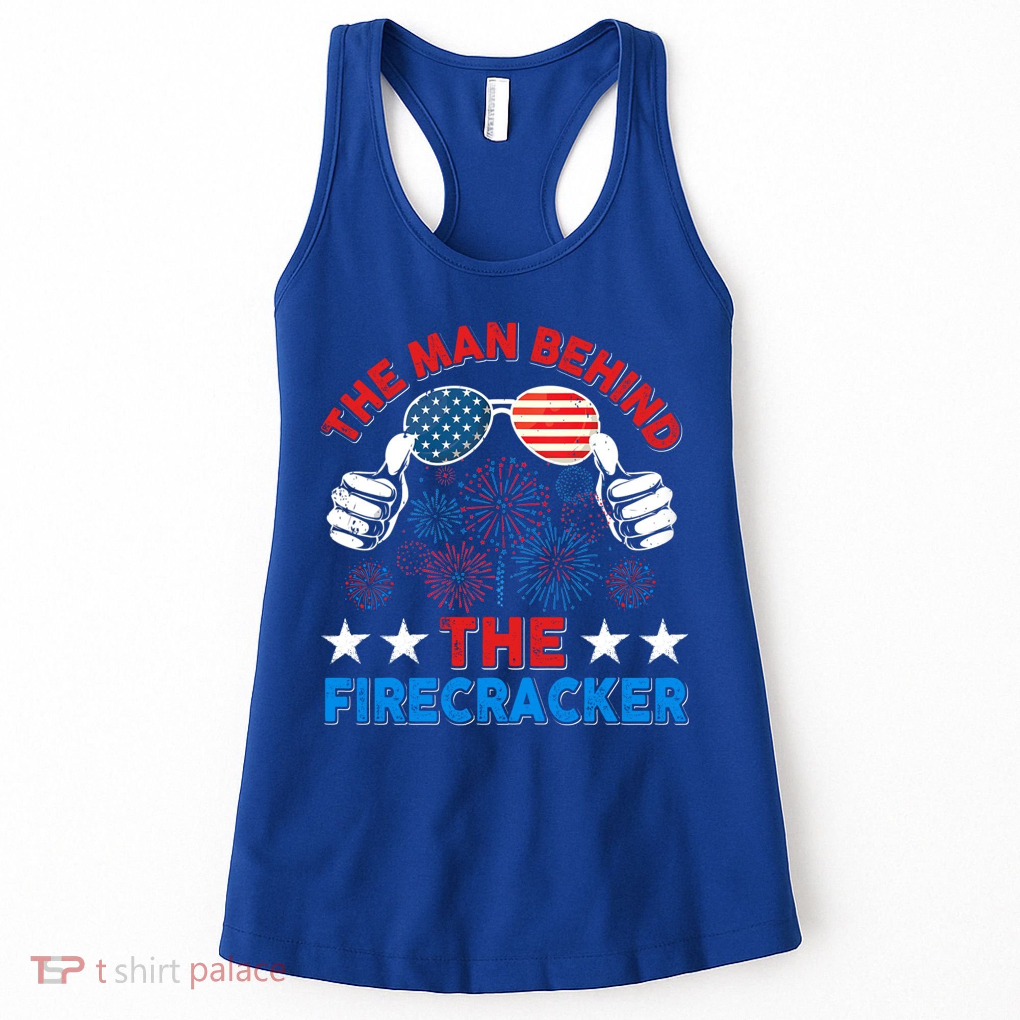 Funny 4th Of July The Behind The Firecracker Patriotic Gift Women's Tank Top