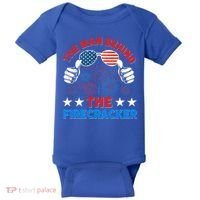 Funny 4th Of July The Behind The Firecracker Patriotic Gift Baby Bodysuit thumb 0