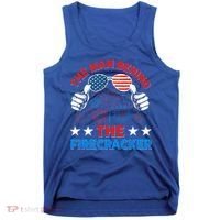 Funny 4th Of July The Behind The Firecracker Patriotic Gift Tank Top thumb 0