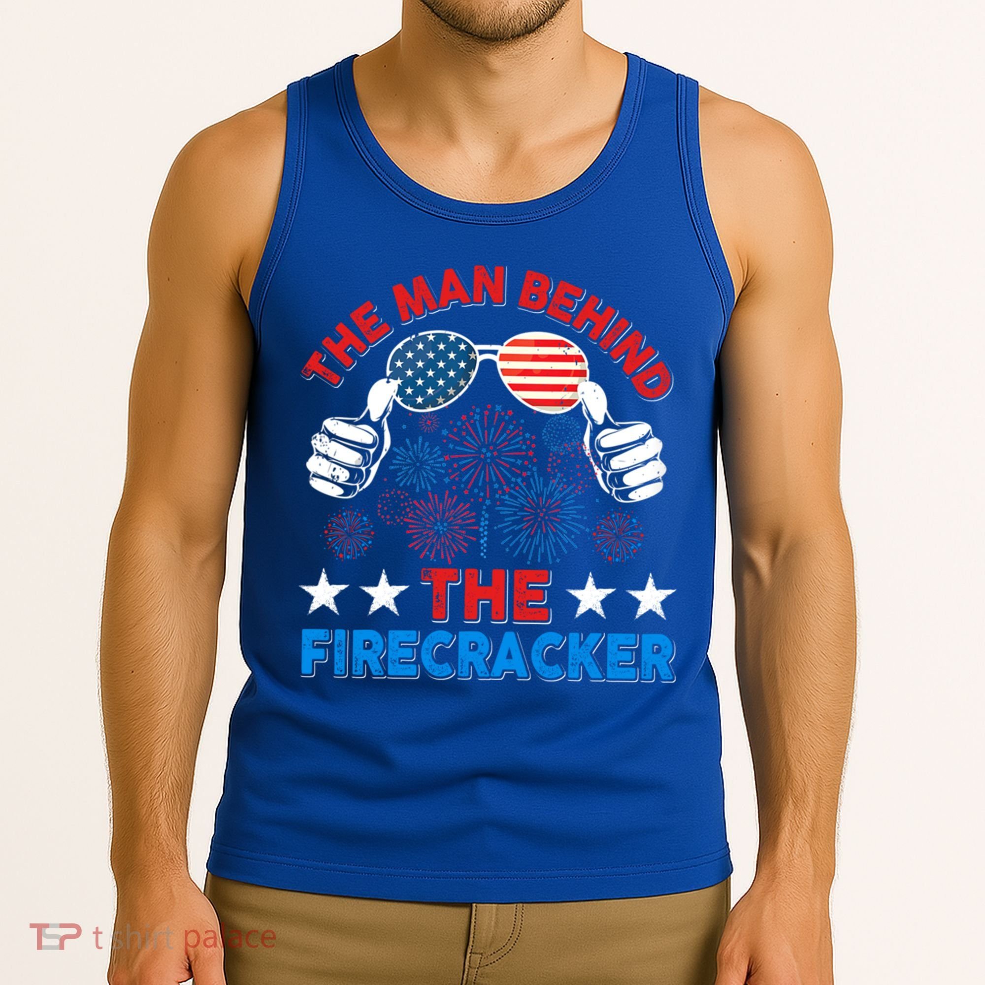 Funny 4th Of July The Behind The Firecracker Patriotic Gift Tank Top