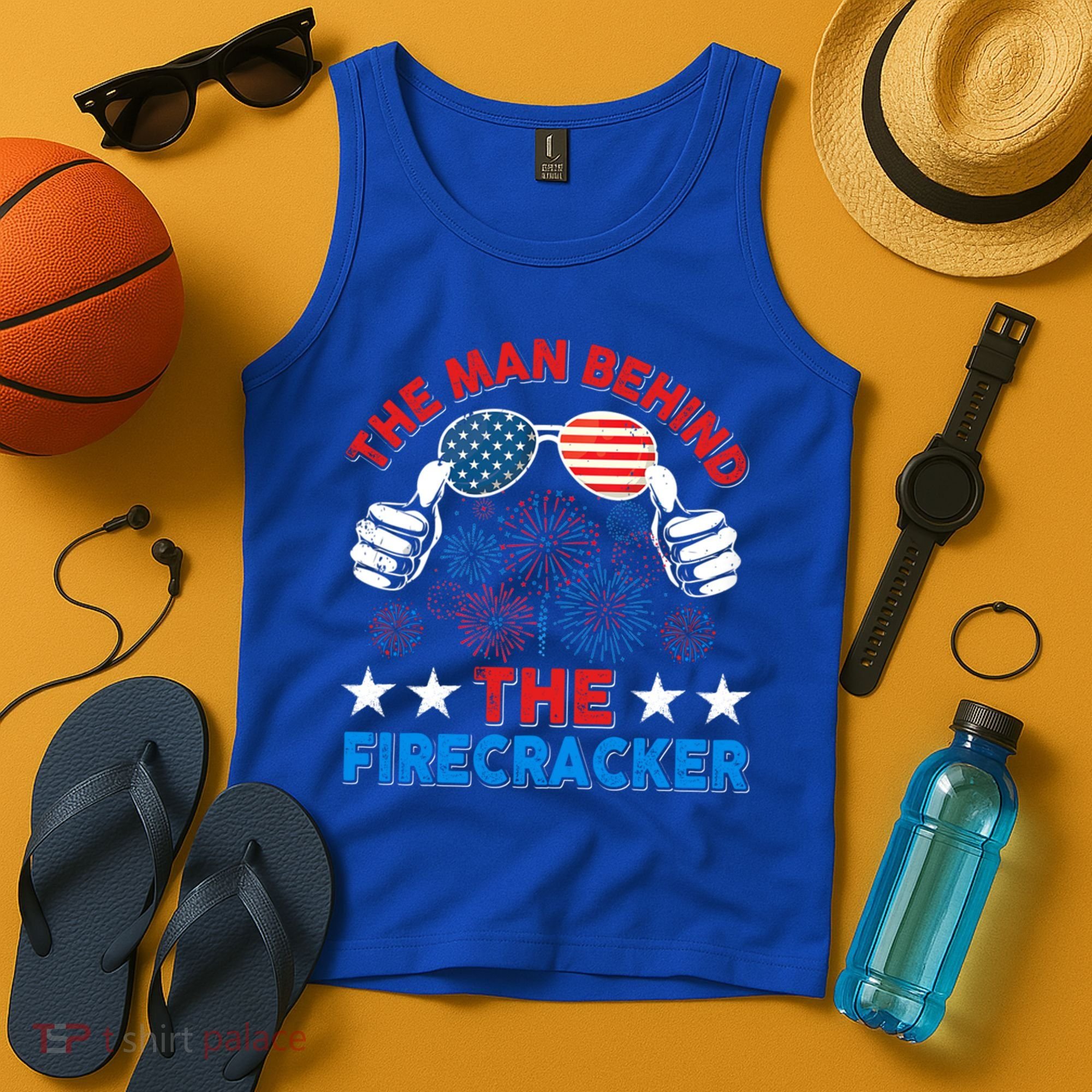 Funny 4th Of July The Behind The Firecracker Patriotic Gift Tank Top