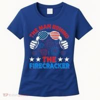 Funny 4th Of July The Behind The Firecracker Patriotic Gift Women's T-Shirt thumb 0