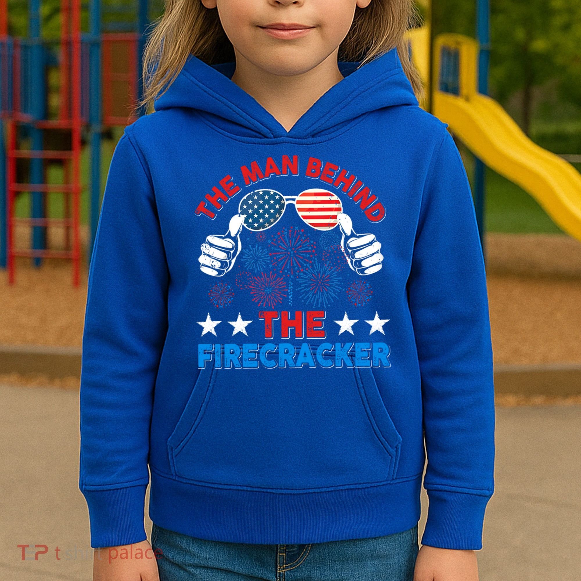 Funny 4th Of July The Behind The Firecracker Patriotic Gift Kids Hoodie