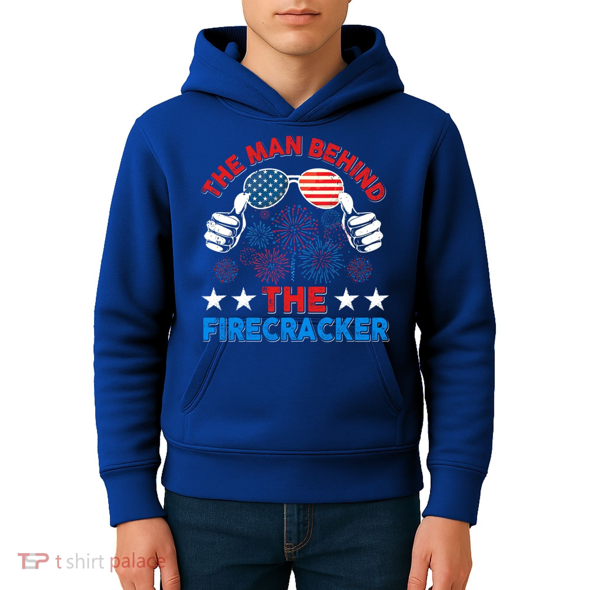 Funny 4th Of July The Behind The Firecracker Patriotic Gift Kids Hoodie