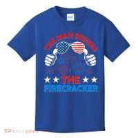 Funny 4th Of July The Behind The Firecracker Patriotic Gift Kids T-Shirt thumb 0