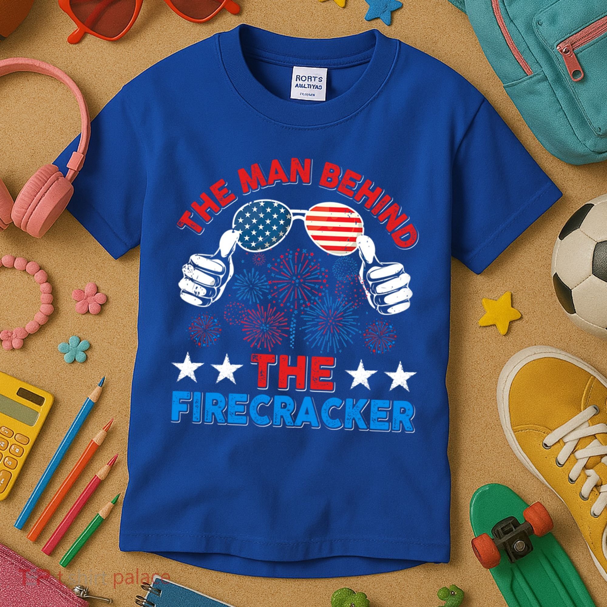 Funny 4th Of July The Behind The Firecracker Patriotic Gift Kids T-Shirt