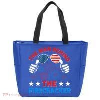 Funny 4th Of July The Behind The Firecracker Patriotic Gift Tote Bag thumb 0