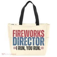 Funny 4th Of July Fireworks Director Independence Day Tote Bag thumb 0
