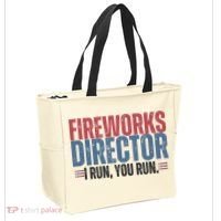 Funny 4th Of July Fireworks Director Independence Day Tote Bag thumb 2