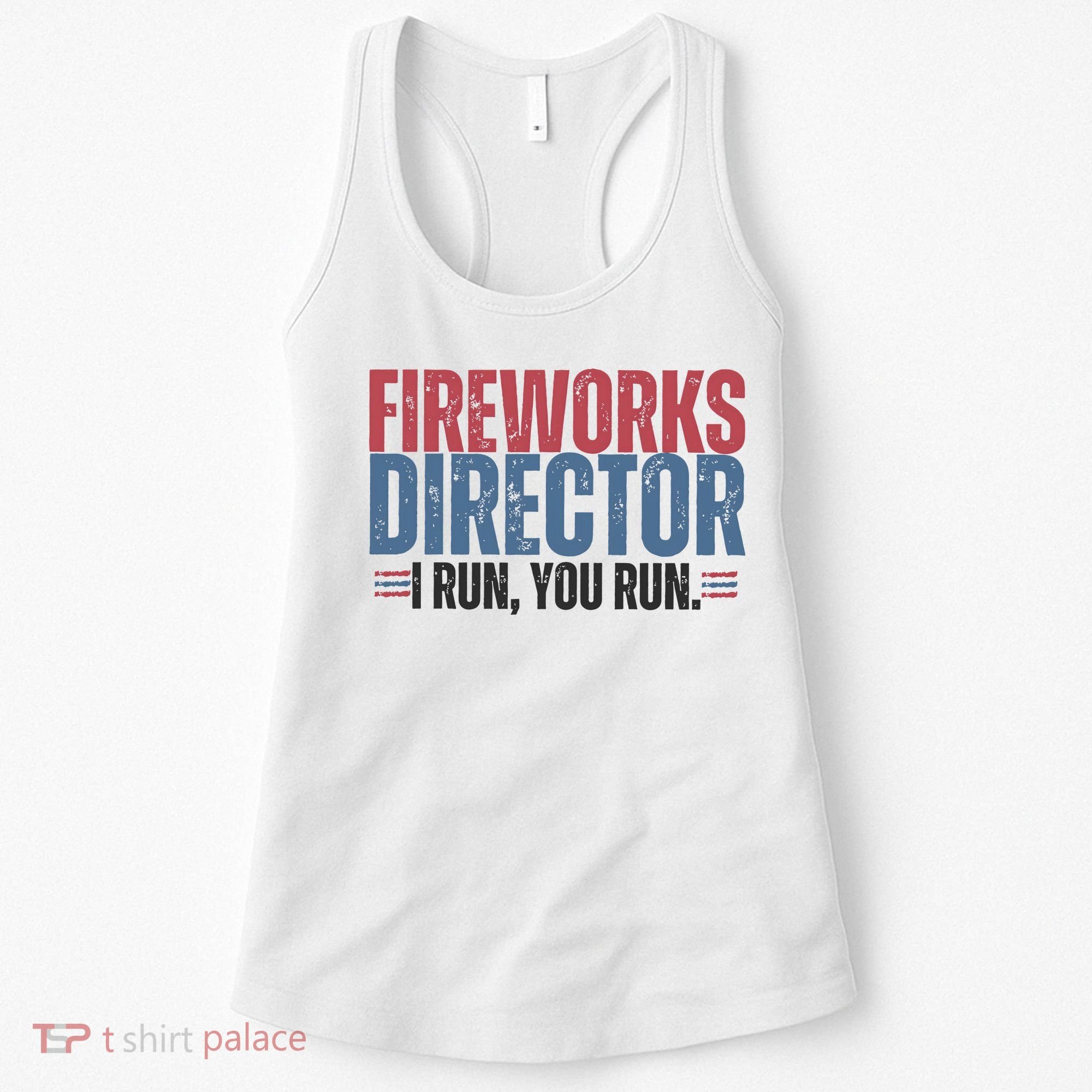 Funny 4th Of July Fireworks Director Independence Day Women's Tank Top