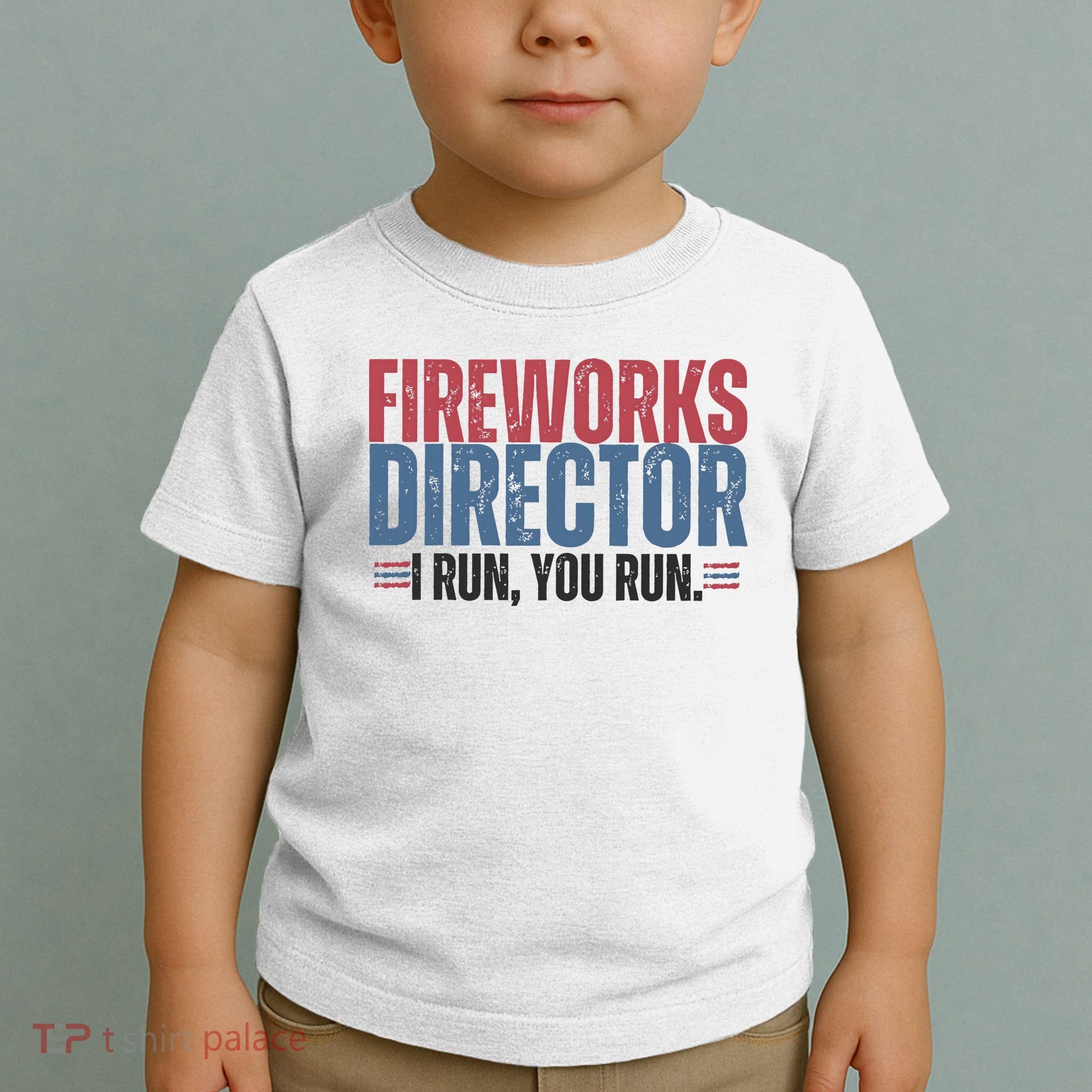 Funny 4th Of July Fireworks Director Independence Day Toddler T-Shirt