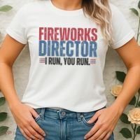 Funny 4th Of July Fireworks Director Independence Day Women's T-Shirt thumb 2