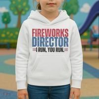 Funny 4th Of July Fireworks Director Independence Day Kids Hoodie thumb 3