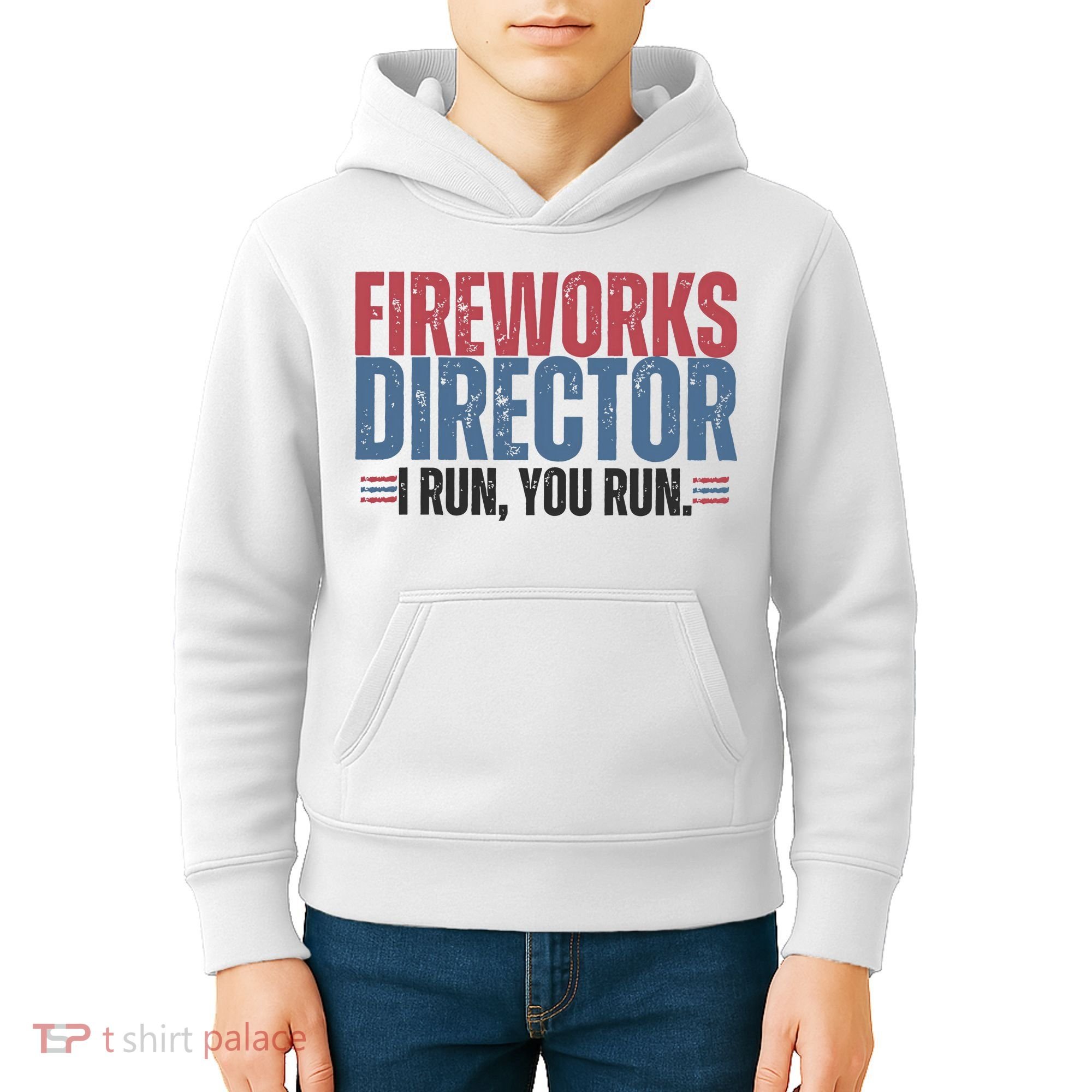 Funny 4th Of July Fireworks Director Independence Day Kids Hoodie