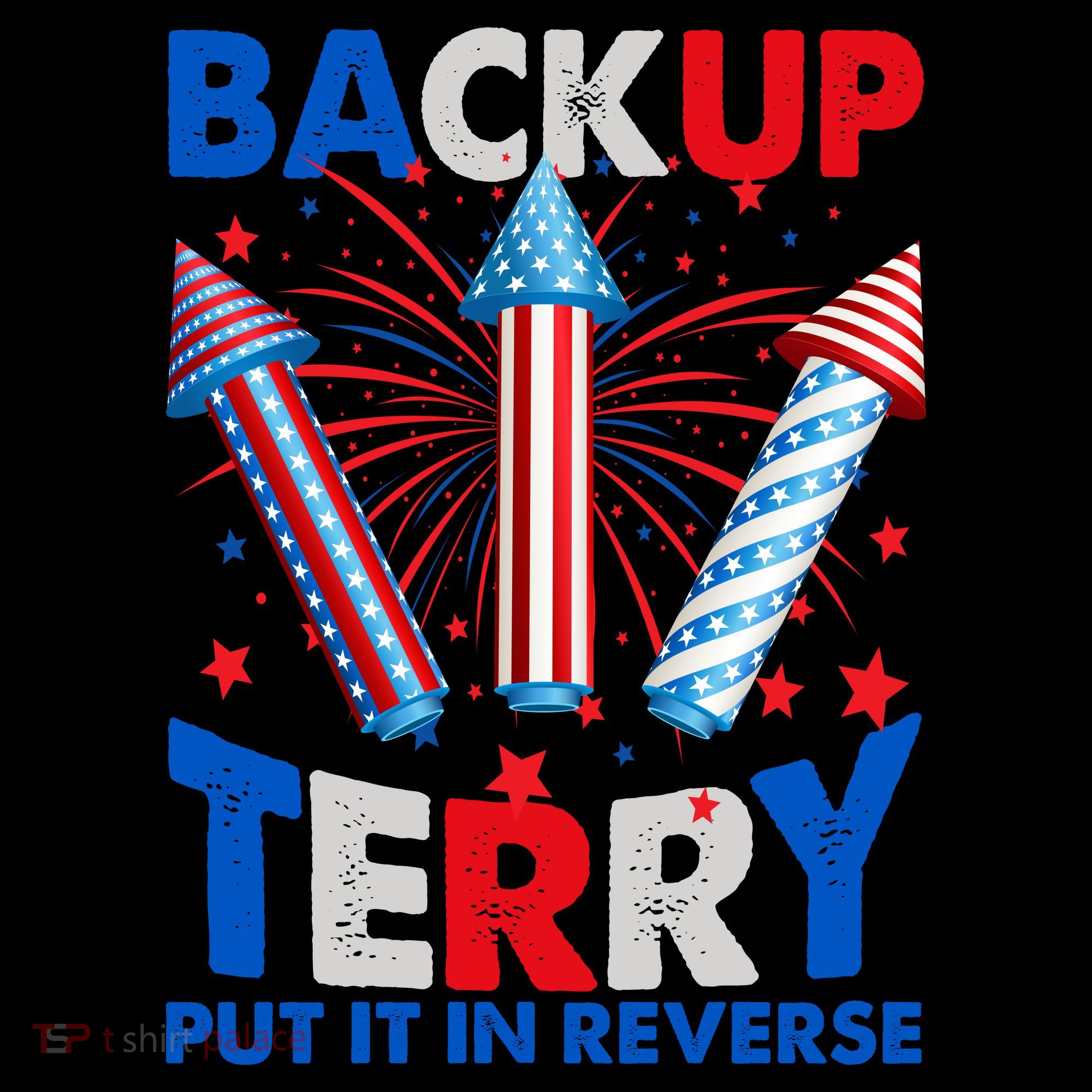 Fouth 4th Of July Back Up Terry Put It In Reverse Coffee Mug