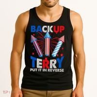 Fouth 4th Of July Back Up Terry Put It In Reverse Tank Top thumb 3