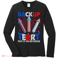Fouth 4th Of July Back Up Terry Put It In Reverse Women's Long Sleeve Shirt thumb 0