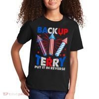 Fouth 4th Of July Back Up Terry Put It In Reverse Kids T-Shirt thumb 2
