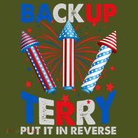 Fouth 4th Of July Back Up Terry Put It In Reverse Backpack thumb 2