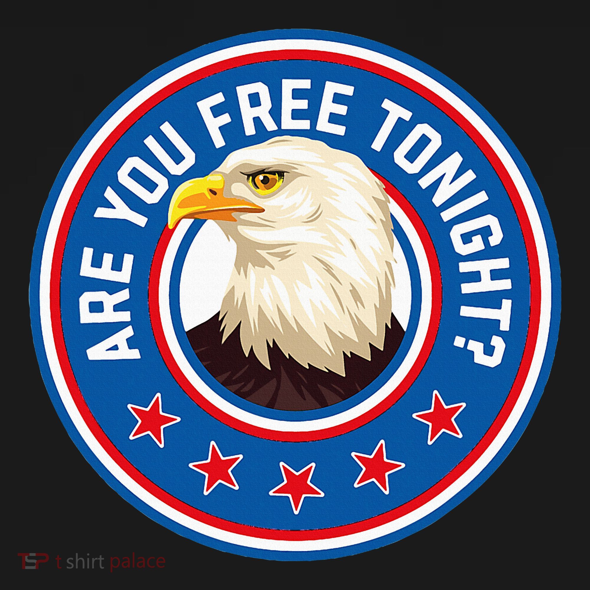 Funny 4th Of July Bald Eagle Are You Free Tonight Usa Backpack
