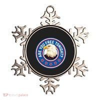 Funny 4th Of July Bald Eagle Are You Free Tonight Usa Ornament thumb 0