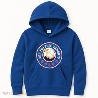 Funny 4th Of July Bald Eagle Are You Free Tonight Usa Kids Hoodie thumb 0