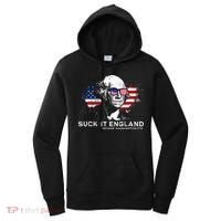 Funny 4th Of July George Washington 1776 Suck It England Women's Hoodie thumb 0