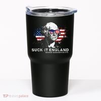 Funny 4th Of July George Washington 1776 Suck It England Tumbler thumb 0