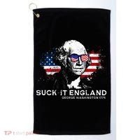 Funny 4th Of July George Washington 1776 Suck It England Golf Towel thumb 0