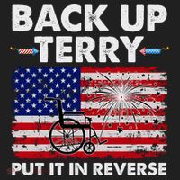 Fourth 4th Of July Back Up Terry Put It In Reverse USA Flag Women's Sweatshirt thumb 2