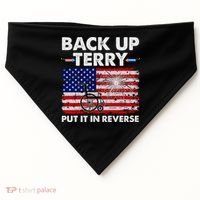 Fourth 4th Of July Back Up Terry Put It In Reverse USA Flag USA-Made Doggie Bandana thumb 0