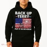 Fourth 4th Of July Back Up Terry Put It In Reverse USA Flag Hoodie thumb 2