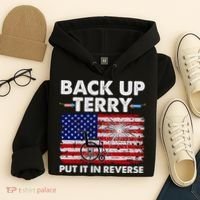 Fourth 4th Of July Back Up Terry Put It In Reverse USA Flag Hoodie thumb 4