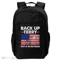Fourth 4th Of July Back Up Terry Put It In Reverse USA Flag Backpack thumb 0