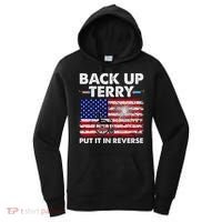 Fourth 4th Of July Back Up Terry Put It In Reverse USA Flag Women's Hoodie thumb 0