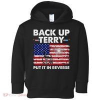 Fourth 4th Of July Back Up Terry Put It In Reverse USA Flag Toddler Hoodie thumb 0
