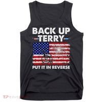 Fourth 4th Of July Back Up Terry Put It In Reverse USA Flag Tank Top thumb 0