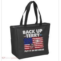 Fourth 4th Of July Back Up Terry Put It In Reverse USA Flag Tote Bag thumb 2