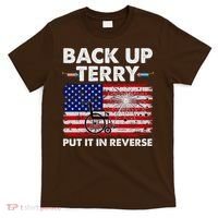 Fourth 4th Of July Back Up Terry Put It In Reverse USA Flag T-Shirt thumb 0