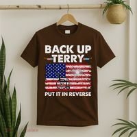 Fourth 4th Of July Back Up Terry Put It In Reverse USA Flag T-Shirt thumb 2