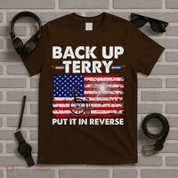 Fourth 4th Of July Back Up Terry Put It In Reverse USA Flag T-Shirt thumb 5